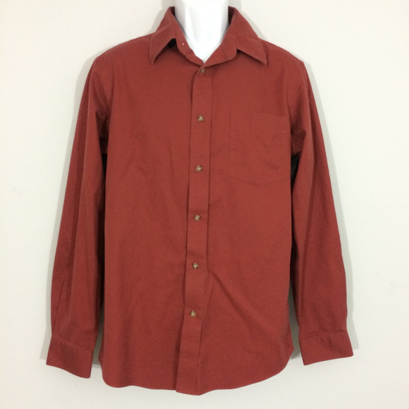 Eddie Bauer Other - Eddie Bauer Mens M Red Classic Fit Button Up Shirt